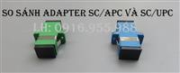 Adapter quang SC có 2 loại là vuông đơn simplex và cuông đôi duplex